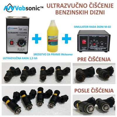Usluge Uslužno testiranje i ultrazvučno čišćenje benzinskih dizni - injectora